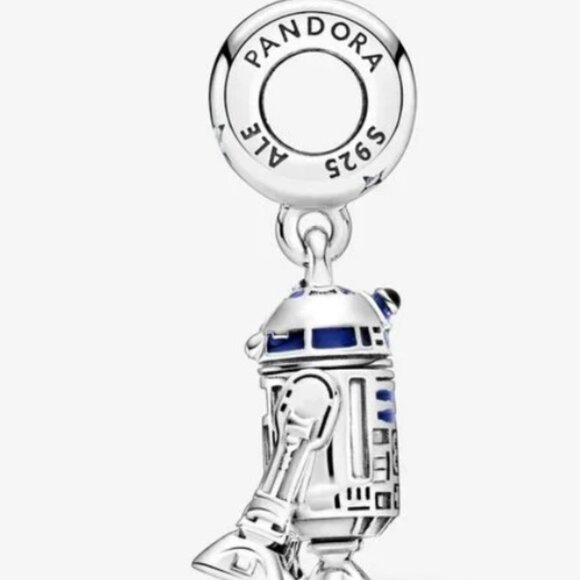 New Pandora Star Wars R2-D2 Dangle Charm Bead - Picture 3 of 4